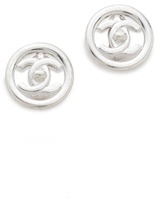 Thumbnail for your product : WGACA What Goes Around Comes Around Vintage Chanel Circle Earrings