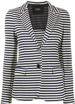 Thumbnail for your product : Seventy Striped Single-Breasted Blazer