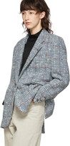 Thumbnail for your product : Etoile Isabel Marant Grey & Blue Wool Korix Blazer