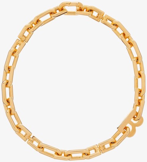 Balenciaga B-logo Chain-link Necklace - ShopStyle