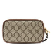 Thumbnail for your product : Gucci Ophidia Fabric Zip Top Wristlet