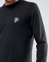 Thumbnail for your product : Penfield Plano Long Sleeve Top Small P Logo In Black