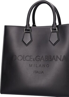 Dolce & Gabbana Smooth leather tote bag