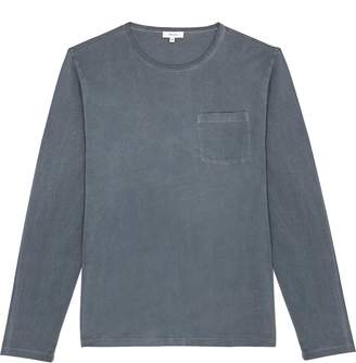 Reiss Bertie Ls Long Sleeved Garment Dyed T-Shirt