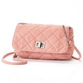 Thumbnail for your product : Candies Candie's ® rudy quilted mini crossbody bag
