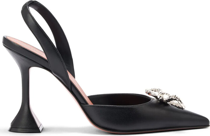 Amina Muaddi 95mmm Rosie sling pumps