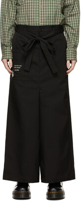 Doublet Black Galcon's Apron Trousers - ShopStyle Pants
