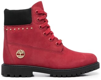 Timberland Logo-Plaque Ankle Boots
