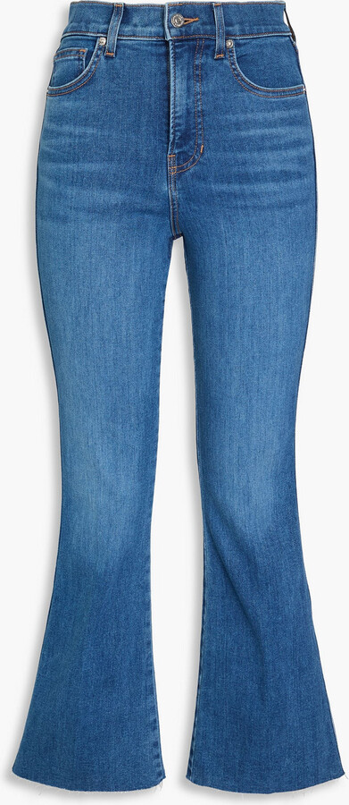Veronica Beard Carson high-rise kick-flare jeans