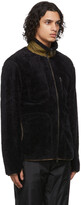 Thumbnail for your product : Moncler Black Recycled Fleece Zip-Up Sweater