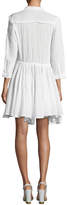 Thumbnail for your product : Zadig & Voltaire Ranil Striped Cotton Shirtdress, White