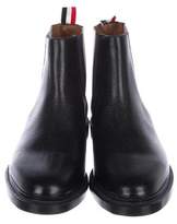 Thumbnail for your product : Thom Browne Leather Chelsea Boots w/ Tags