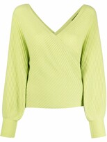 Thumbnail for your product : Antonella Rizza Nuance cashmere V-neck top