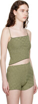 Thumbnail for your product : Isa Boulder Green Parallel Tank Top