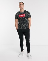 Thumbnail for your product : Levi's batwing logo all over print t-shirt in camo