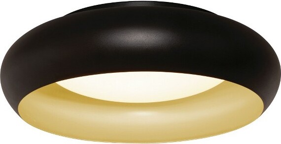 AFX AFXKayce1-LightFlushMountinBlack/Gold