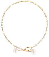 Thumbnail for your product : Saskia Diez Barbelle Pearls 18kt Rose Gold Bracelet