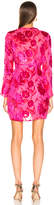 Thumbnail for your product : Fleur Du Mal Fil Coupe Mini Wrap Dress in Gia Pink | FWRD