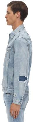 Calvin Klein Jeans Distressed Cotton Denim Jacket