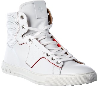 Tod's X Ferrari Leather Sneaker - ShopStyle Trainers & Athletic Shoes