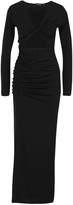 Thumbnail for your product : boohoo Plunge Twist Cut Out Split Maxi Dress