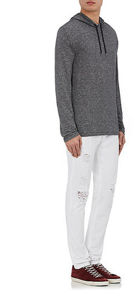 Barneys New York MEN'S MÉLANGE FRENCH TERRY HOODIE
