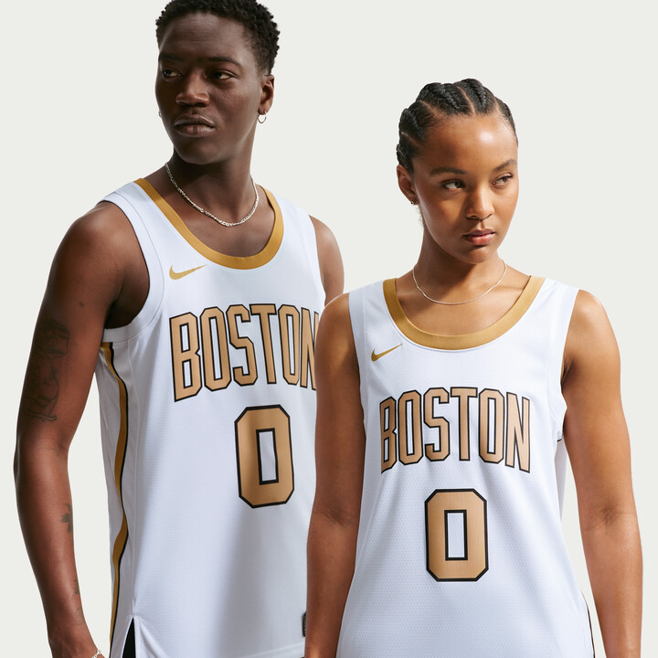 Nike Jayson Tatum Boston Celtics City Edition Men's NBA Swingman Jersey in White | HM5974-103