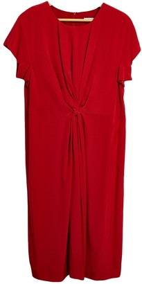 LK Bennett Red Silk Dress for Women