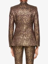Thumbnail for your product : Alice + Olivia Richie paisley jacquard tailored blazer