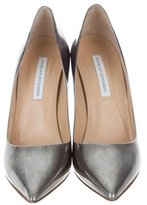 Thumbnail for your product : Diane von Furstenberg Metallic Pointed-Toe Pumps