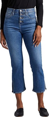 Jag Jeans Phoebe High-Rise Cropped Bootcut Jeans