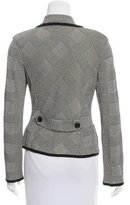 Thumbnail for your product : Herve Leger Houndstooth Knit Jacket