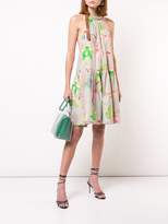 Thumbnail for your product : Tibi floral print halterneck dress