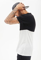 Thumbnail for your product : 21men 21 MEN Colorblocked Sweater-Knit Tee Shirt