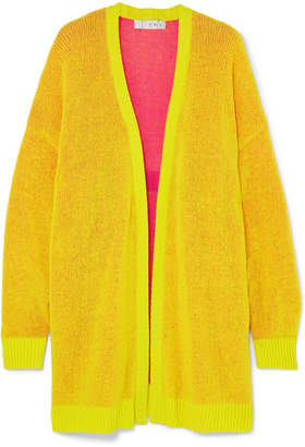 TRE by Natalie Ratabesi Miki Oversized Cashmere Cardigan - Bright yellow