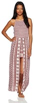 Thumbnail for your product : Angie Women's Smocked Halter Maxi Romper