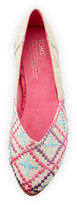 Thumbnail for your product : Toms Jutti Embroidered Flat, Natural Multi