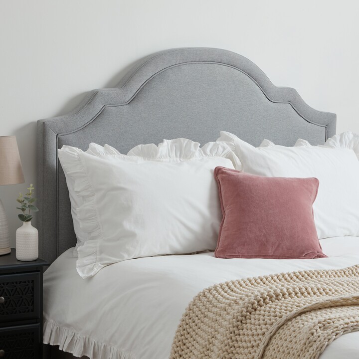 Dunelm Margo Faux Linen Headboard Dove (Grey) ShopStyle