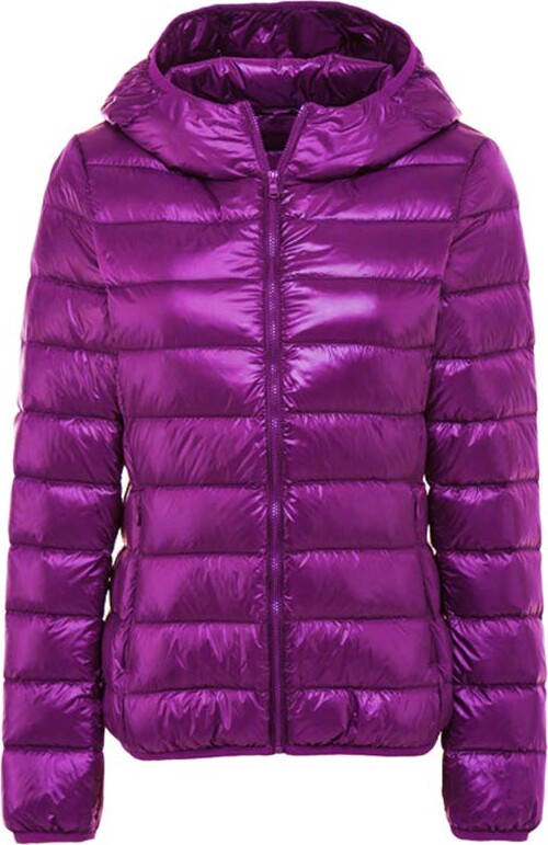 YOUCAI Women's Packable Lightweight Down Jacket Down Filled Coat