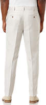 Thumbnail for your product : Cubavera Linen Blend Flat Front Herringbone Motion Waistband Pant