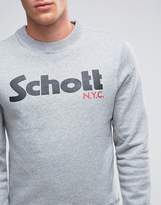 Thumbnail for your product : Schott Large Logo Crew Sweatshirt