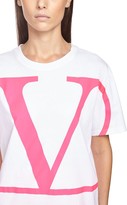 Thumbnail for your product : Valentino Go Logo Print Regular Cotton T-shirt