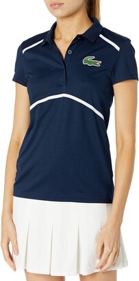 Lacoste Women's Sport Miami Open Graphic Ultra Dry Polo Shirt