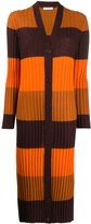 Thumbnail for your product : Equipment Longline Ribbed Knit Cardigan