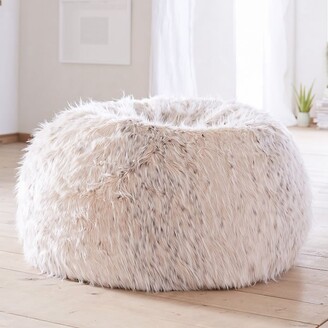 Pottery Barn Teen Snow Cat Faux-Fur Bean Bag Chair