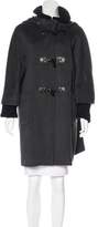 Thumbnail for your product : Cinzia Rocca Wool Knee-Length Coat