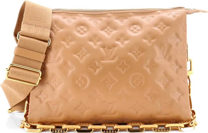 Louis Vuitton Pre-Owned Coussin Bag Monogram Embossed Lambskin PM crossbody bag