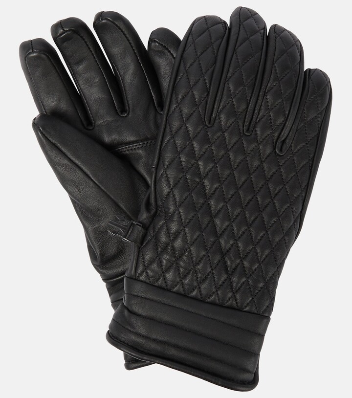 Fusalp Athena quilted leather gloves ShopStyle