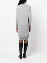 Thumbnail for your product : Peserico Contrast-Pocket High-Neck Dress