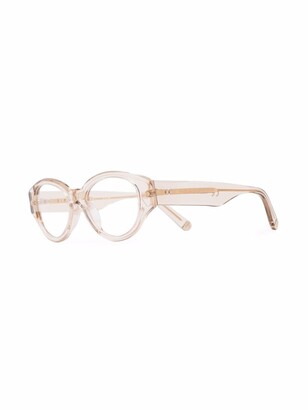 RetroSuperFuture Transparent Round-Frame Eyeglasses